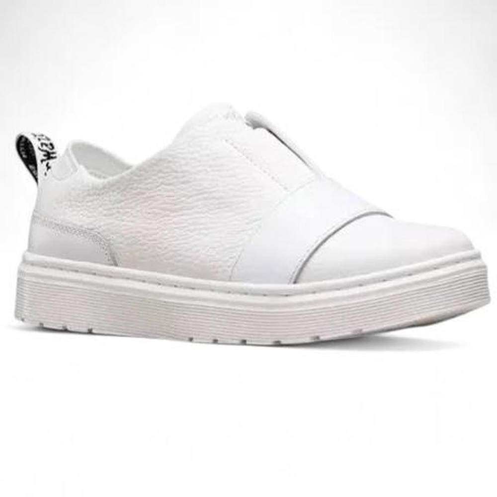 Dr. Martens Women's Lylah Slip-On White SZ US 9/EU 41